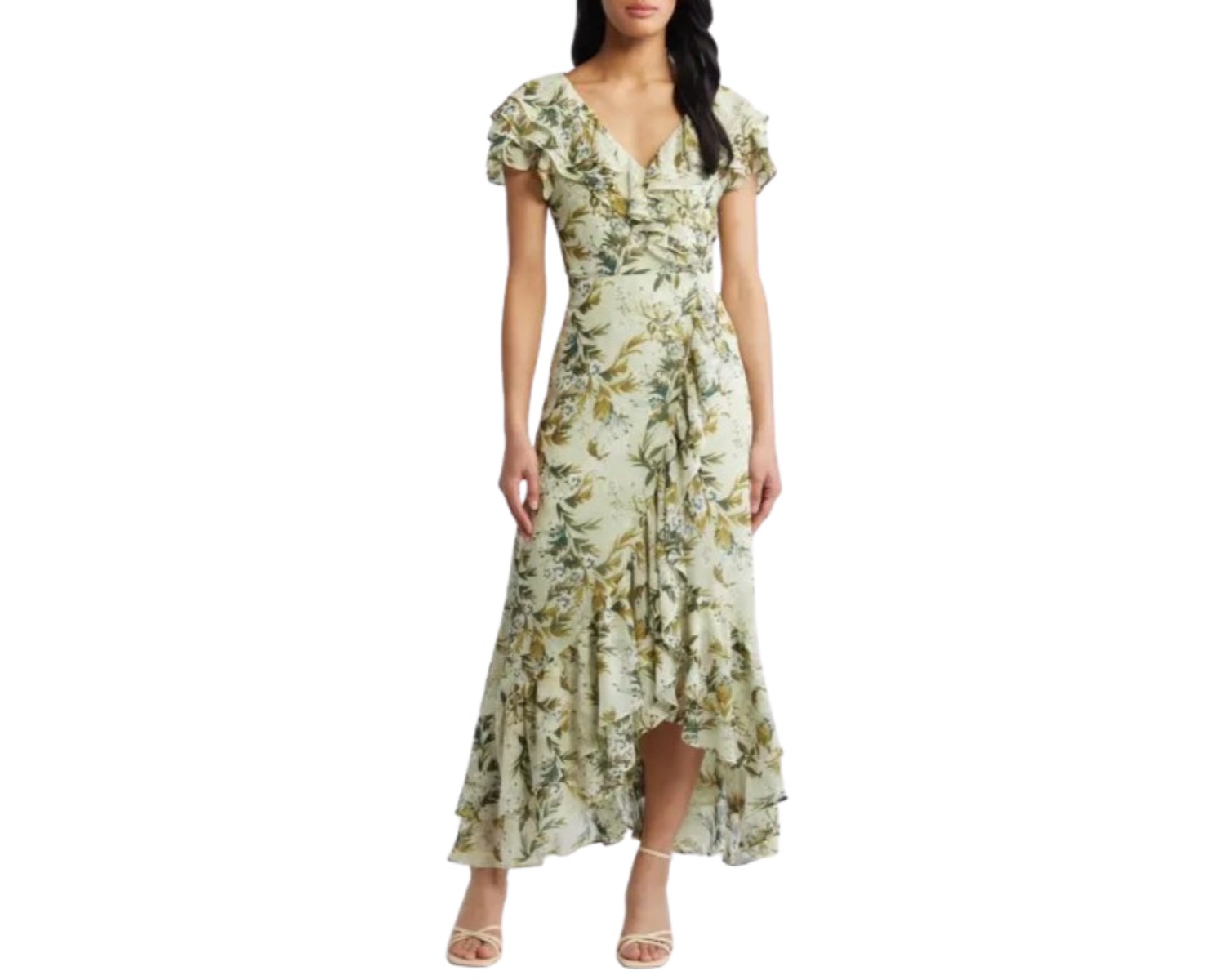 Smocked Strapless Tulle Cocktail Dress by Chelsea28